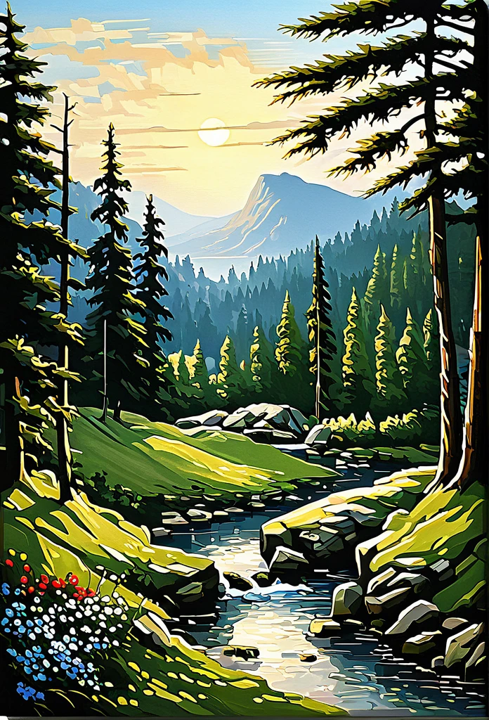 masterpiece, best quality, mini landscape