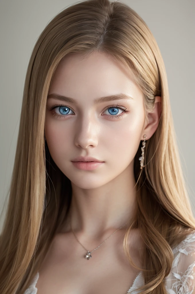 1girl, beautiful real girl, blue eyes, long blonde hair, intricate detailed face, incredibly detailed eyes, beautiful detailed lips, slender figure, simple clothes, elegant pose, delicate features, soft lighting, warm color palette, photorealistic, 8k, highres, (best quality,4k,8k,highres,masterpiece:1.2),ultra-detailed,(realistic,photorealistic,photo-realistic:1.37)