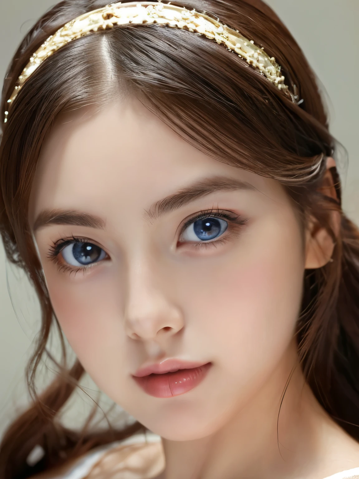 (((32k,high details,high detail、masterpiece,attention to detail,alone))),Raw photo & realistic atmosphere,beautiful dark blue eyes,detailed mouth,glossy lips,thin eyebrows,fine eyes、Soft white skin that shines in every detail、Her deep black eyes are very beautiful,lip details、very beautiful face,very well-shaped face、lifelike face,shining beautiful lips,beautiful eyebrows,infinite reality, Realistic Young idol sculpture,she'she'she'she'she'she'she's a very cute woman , idol sculpture, Young idol sculpture, Very beautiful and cute 22 year old beauty,incredibly beautiful and classy,22 year old beauty,natural soft light,(shiny hair,,Beautiful and kind eyes:1.5),gentle smile,well-shaped chest,medium long hair,tie hair,beautiful posture,no makeup,think ahead,A little camera gaze,whole body,Ocean,
