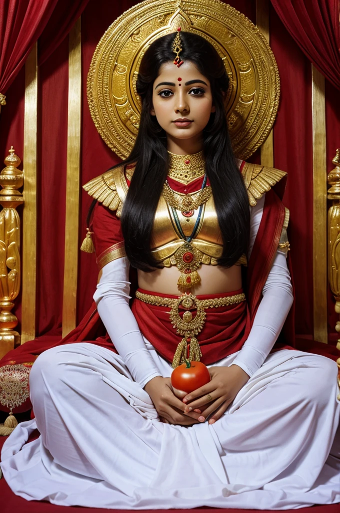 Lord Shankar made by Tomato