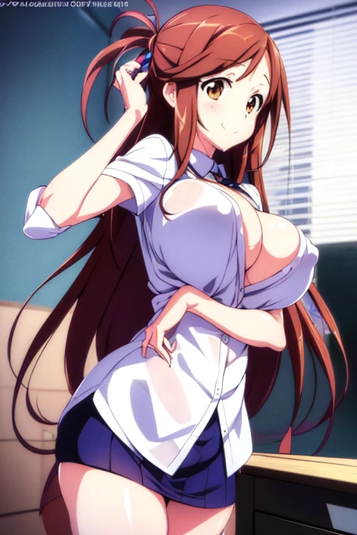 (masterpiece, Highest quality:1.2), One girl, alone, Casual wear, Private Server, Long Hair, Twin tails, Both sides up, Sweat, hot, Hot body, Heavy breathing, hot視線, 白い生地の布はSweatで濡れて透けている,
Firm, pointy, perky beautiful breasts, A devilish open-mouthed smile, How to talk to someone, In the room, Nana's Bedroom,
(((Erect nipples visible through clothing or underwear))), Bras and underwear are designed as micro bikinis with less fabric., Worn as blue and white striped bikini underwear, Pleated white mini skirt, Open shirt, Her clothes are only open to the cleavage.
Spread your legs wide, She lifts her skirt with one hand to show her underwear, blushes, and looks at the viewers with a dazed look., Heavy breathingで擦り寄ってくる, A box of tissues and condoms are on a nearby desk.,
She opens a condom packet and tries to put a latex ring on her colleague's erect penis with her mouth.,
From before,
break indoors, break anal sex, monster cock anal sex, break (masterpiece:1.2), Highest quality, High resolution, unity 8k wallpaper, (figure:0.9), (Beautiful attention to detail:1.6), Highly detailed face, Perfect lighting, Highly detailed CG, (Perfect hands, Perfect Anatomy),