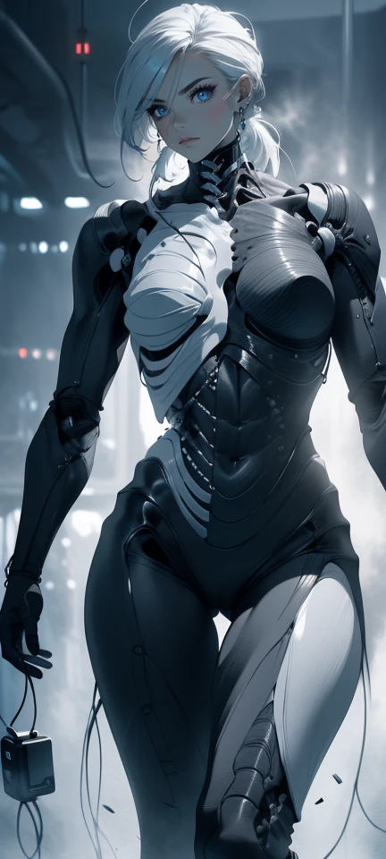 a numb human figure, detailed anatomical structure, medical illustration, human body, gray tone, monochrome, stark lighting, minimalist, anatomical accuracy, scientific, clinical, (best quality,4k,8k,highres,masterpiece:1.2),ultra-detailed,(realistic,photorealistic,photo-realistic:1.37)