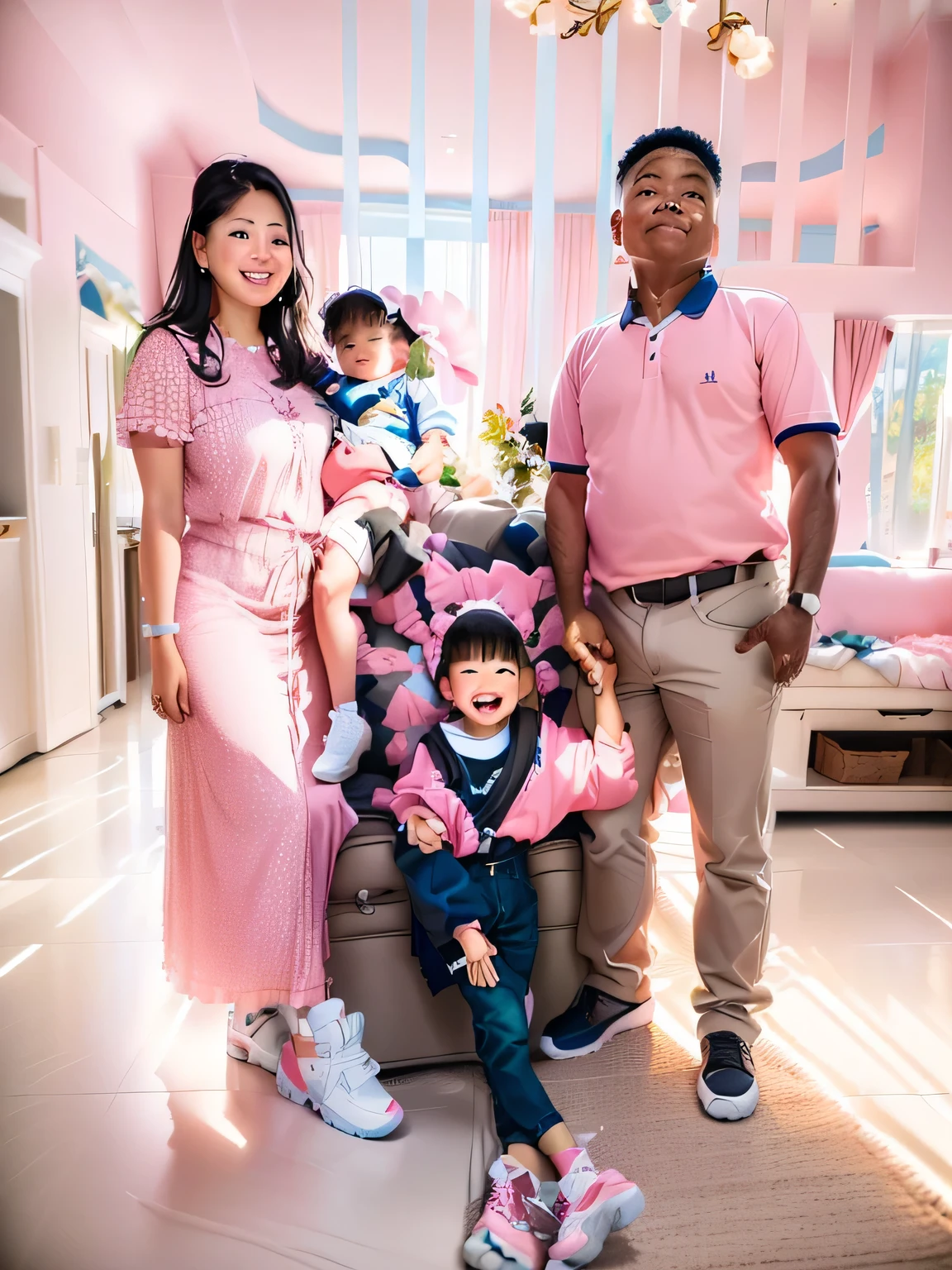 there are two people and a posing for a picture, happy family, husband wife and son, shot on canon eos r5, shot on canon eos r 5, 🤬 🤮 💕 🎀, home photography portrait, reddit post, profile image, taken with sony alpha 9, captured on canon eos r 6, taken on iphone 14 pro, cute:2