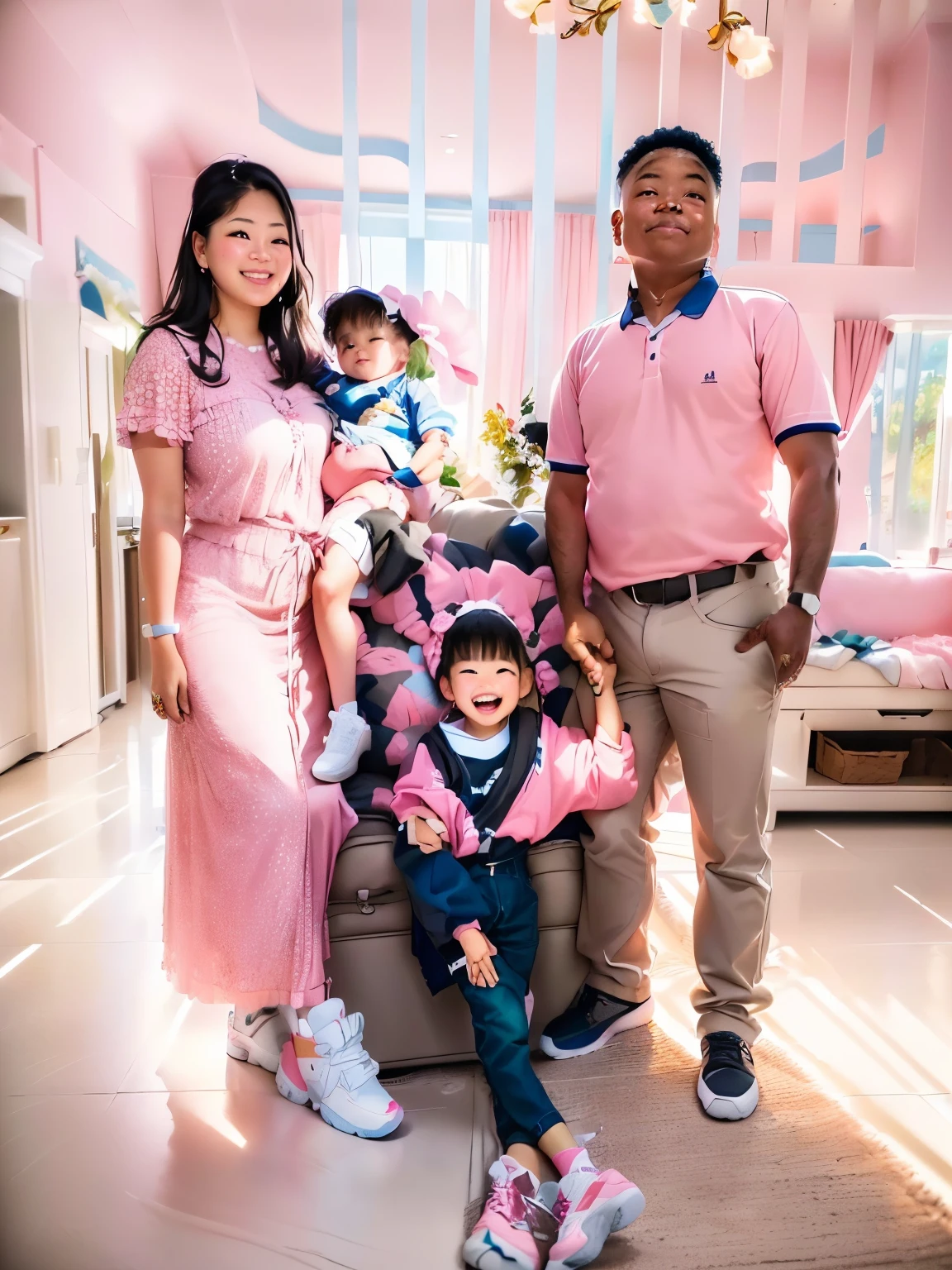 there are two people and a posing for a picture, happy family, husband wife and son, shot on canon eos r5, shot on canon eos r 5, 🤬 🤮 💕 🎀, home photography portrait, reddit post, profile image, taken with sony alpha 9, captured on canon eos r 6, taken on iphone 14 pro, cute:2