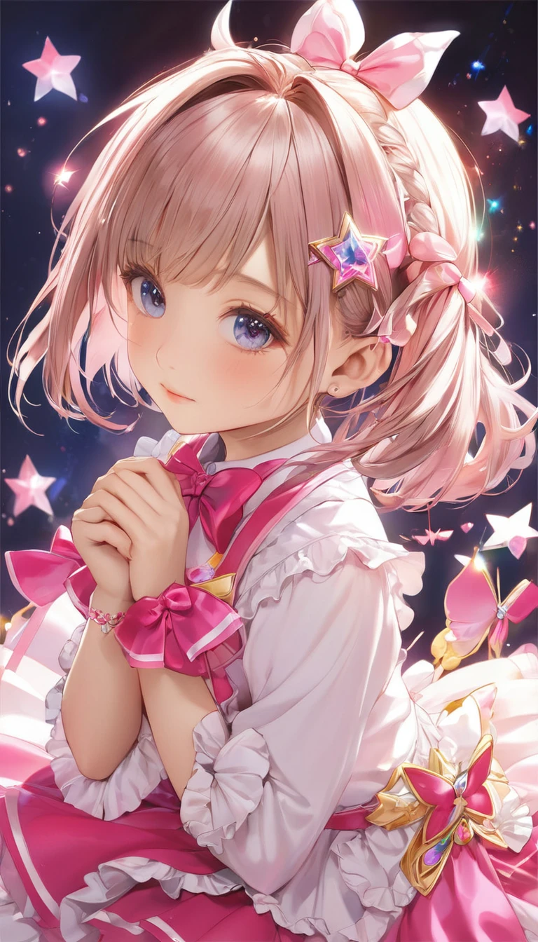 (masterpiece, Highest quality:1.2), One Girl,１０age、 Magical girl