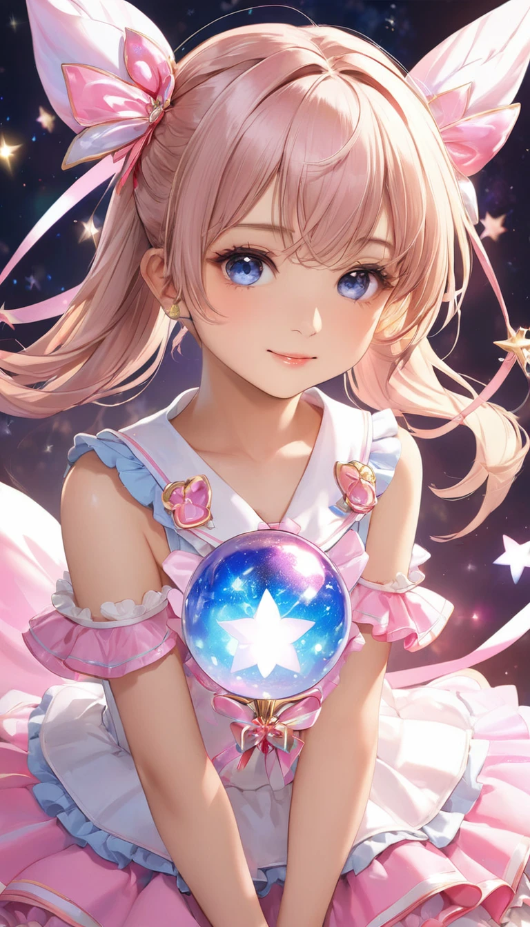 (masterpiece, Highest quality:1.2), One Girl,１０age、 Magical girl