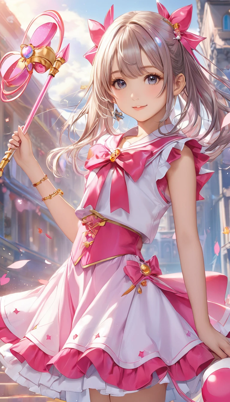 (masterpiece, Highest quality:1.2), One Girl,１０age、 Magical girl