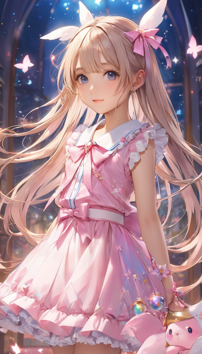 (masterpiece, Highest quality:1.2), One Girl,１０age、 Magical girl