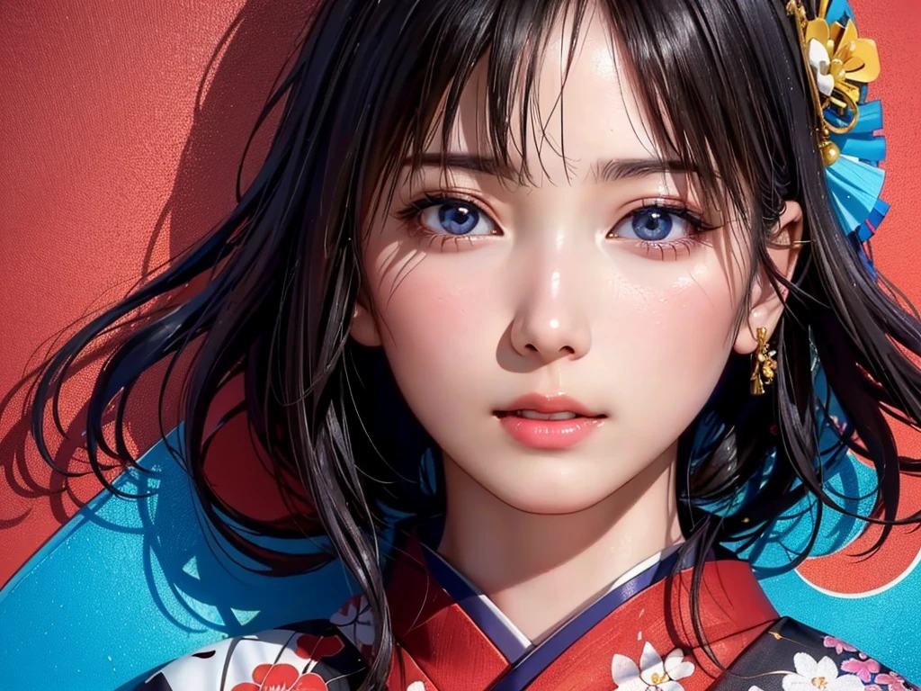 (Highest quality、8k、32K、masterpiece)、(masterpiece,up to date,Exceptional:1.2), anime,One girl,前hair,black_hair, beautiful 8k eyes,cloud,Day,dress,Looking_in_Audience,Outdoor,red_Neckwear,red_ribbon,ribbon,river,short_hair,short_sleeve,null,nullscraper,一人in,Are standing,town,winer、((Very beautiful woman, Fuller lips, Japanese pintern kimono))、((色鮮やかなDay本の着物)))、(((Medium Shot)))、Blunt 前hair、(High resolution)、、Very beautiful face and eyes、1 girl 、Round and small face、Narrow waist、delicine body、(Highest quality high detail Rich skin details)、(Highest quality、8k、Oil paints:1.2)、Very detailed、(Realistic、Realistic:1.37)、Bright colors、(((blackhair)))、(((長いhair)))、(((cowboy pictures)))、((( 古いDay本家屋の中)))、(masterpiece, Highest quality, Highest quality, Official Art, beautifully、aesthetic:1.2), (One girl), Very detailed,(Fractal Art:1.3),colorful,Most detailed,Sengoku period(High resolution)、Very beautiful face and eyes、1 girl 、Round and small face、Tight waist、Delicine body、(Highest quality high detail Rich skin details)、(Highest quality、8k、Oil paints:1.2)、(Realistic、Realistic:1.37)、
