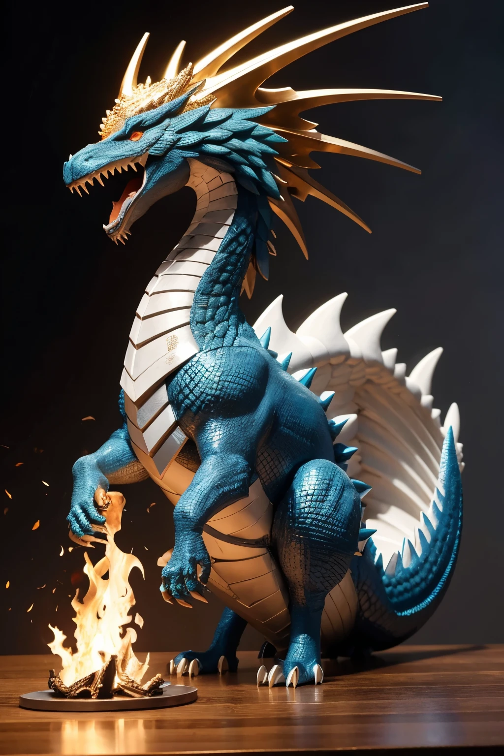 dragão cananeu de olhos judeus,on the table,with fire and ice and light and water and end.