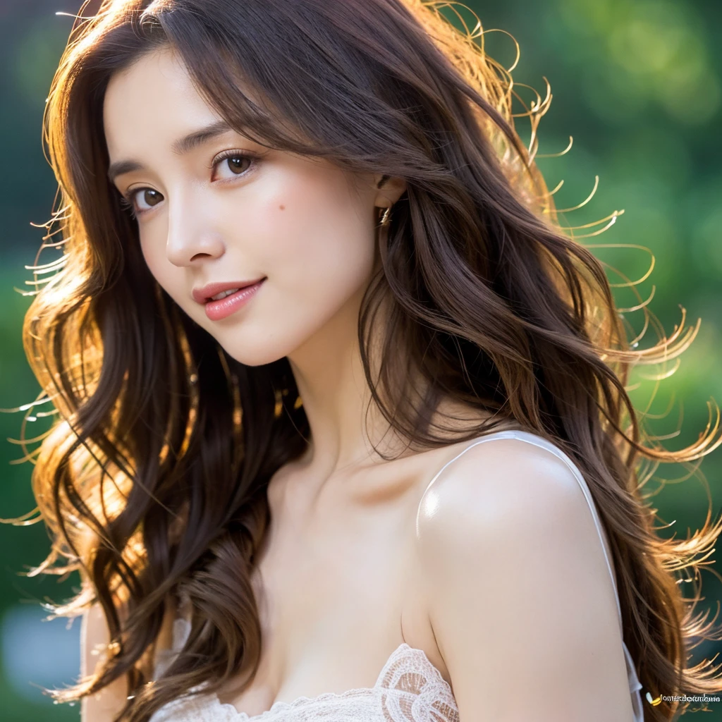 Beautiful mature woman with beautiful wavy long hair, Beauty, Ultra-high resolution,(Realistic:1.4), ((Highest quality)), ((masterpiece)), (be familiar with),