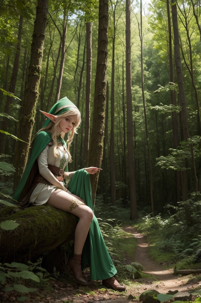 Elf in the forest
