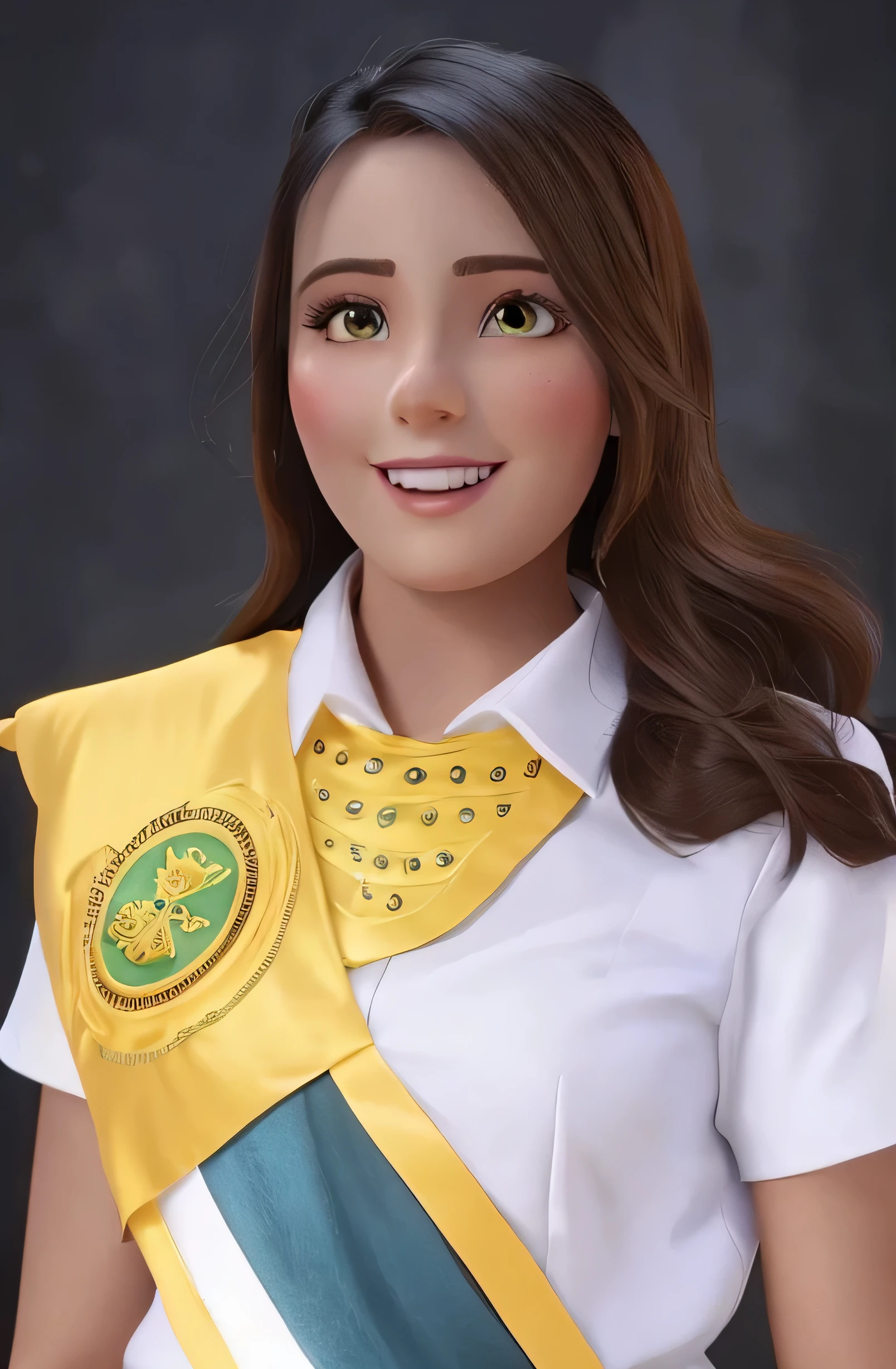 Turn into lady cartoon character. Beautiful,