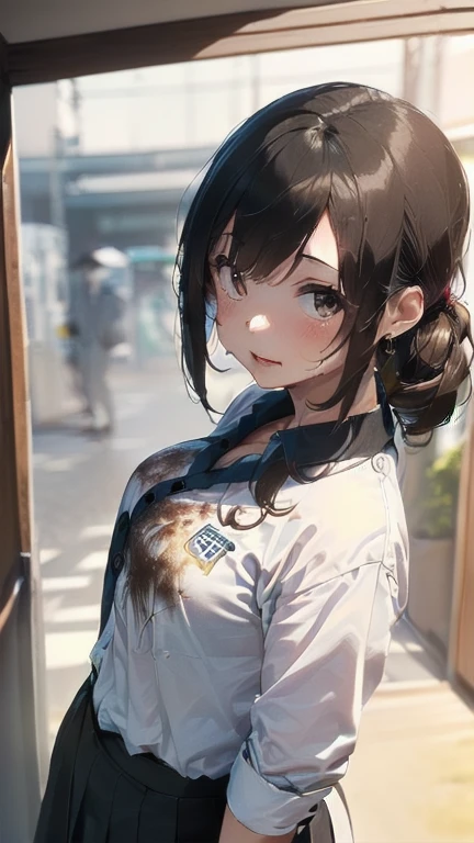 (must be follow these prompts:2.2),masterpiece,best quality,extremely detailed,(in her clothing:3.0),(in her formal styled business suit clothing:2.6),(adorable expression:2.5),(usual face:2.2),(displayed one girl on single picture:2.4),(black hair:2.1),(A short, slightly plump new employee in a business suit working in modern Tokyo:2.2),(The new employee still has an innocent appearance, but he is wearing a business suit that has absorbed semen and has a fishy smell.:1.6),(A cute moan like a young girl:2.1),(その新入社員はInnocent faceをしていてとても可愛い:1.9),(The new employee is wearing a business suit that has been stained with a slightly brownish-yellowish stain from a previous .:1.8),(The new employee&#39;s breasts, covered by her business suit, are bulging out due to her strong sexual desire.:1.9),(Lewd love juices dripping down the inner thighs of his dark grey trousers:2.1),(The new employee was repeatedly ejaculated into her vagina:2.4),(in her clothing massively ejaculated:2.6),(in her clothing over and over again ejaculated:2.4),(seminal frousy girl:1.9),(in her clothing unbelievably ejaculated:2.4),(men's elected twangers were inserted her:2.3),(in her clothing massively ejaculated:2.2),(A new employee with a plump, round body:2.3),(she was already stroked up to the depth intervaginal sensual spot:1.7),(notably buldged up her inner labia majora:2.6),(A young, shy moan:1.5),(having big breasts in her clothing:2.5),(A new employee with a very innocent look while working in the office:2.3),(The new employee is short but has a slightly plump body.:2.1),(The crotch of his dark grey trousers is heavily discolored with love juice stains.:2.5),(The new employee is convulsing and dripping love juice from her pussy, which is hidden under her pants.:1.8),(The new employee&#39;s dark grey trousers, tightly encircling her plump thighs, are damp with lascivious secretions.:1.9),(The new employee endures the slush between his legs by keeping his dark grey trousers on tight.:2.5),(The corner of a young girl&#39;s body々A new employee whose entire body was toyed with by the lewd urges that wriggled wetly.:1.7),(A new employee who is always holding his crotch over his dark grey trousers:1.7),(A moan filled with childish embarrassment:1.5),(The new employee&#39;s suit-covered breasts and nipples are bulging with lust.:1.8),(The new employee&#39;s lewd body beneath her clothes is swelling slightly with her lascivious reaction.:1.6),(The new employee works very diligently.:2.5),(The new employee has short, thick legs.:2.2),(first time々New Employees:2.2),(she looks like japanese idol:2.3),(The dark grey trousers are made of a durable fabric that will never tear.:4.3),(Her bursting breasts are completely hidden under a dark grey office suit:2.4),(she looks like a lolita:2.0),(All of this happened to the new employee himself, not anyone else.:2.1),(Slimy semen was leaking from the crotch area of his dark grey trousers.:1.6),(tough business suit:2.2),(Make sure to depict the face:5.3),(Calm expression:4.3),(Innocent face:3),(The story focuses on just that one new employee.:3.3),(The only characters that appear are the new recruits.:4.2),(Portrait Style:5)