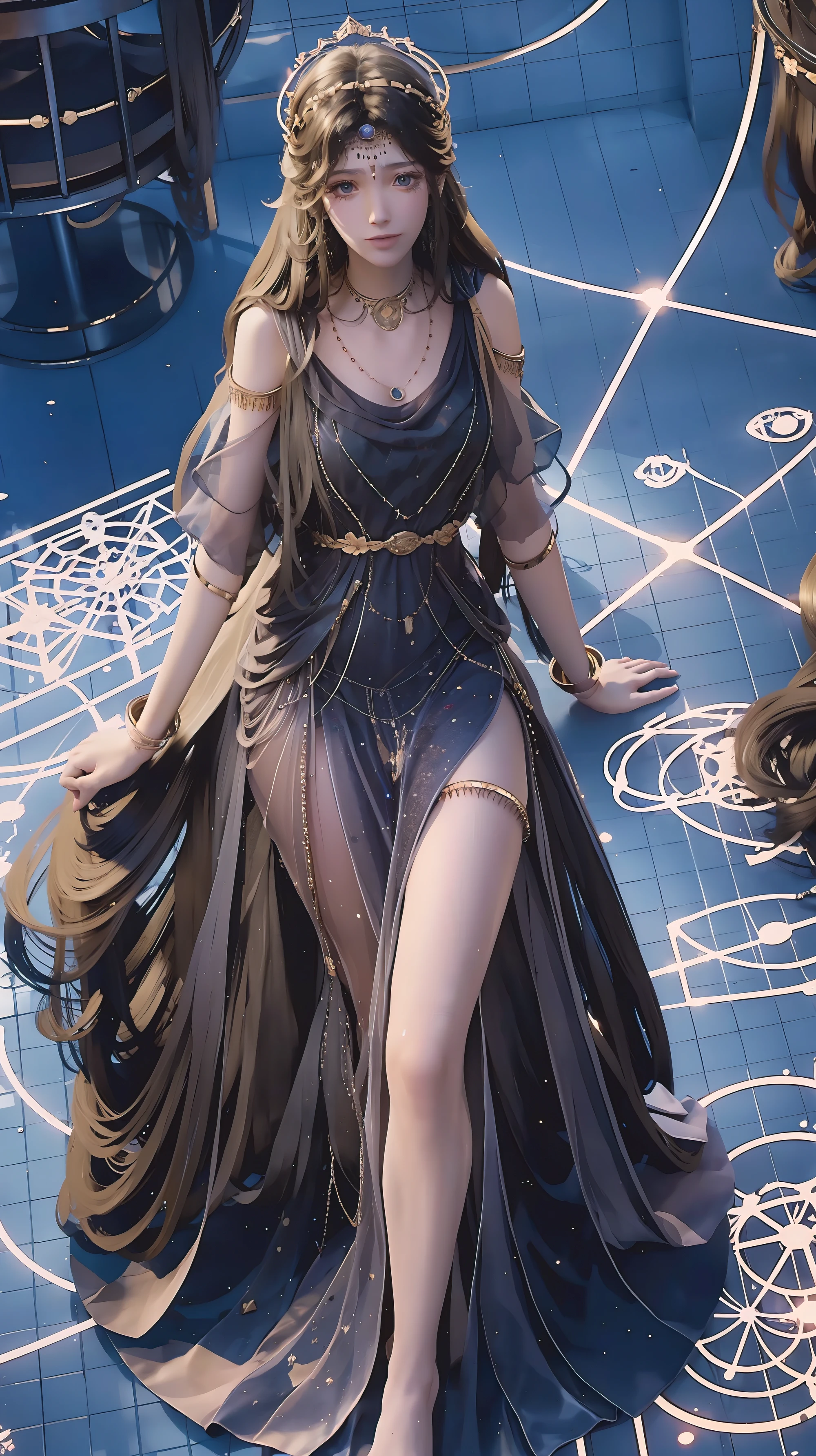 ((Biologically correct number of limbs))、(( Full body image（Including the face）))、4K、masterpiece、((Focus on the face))、((Symmetrical facial features))、The eyes are described in detail、Beautiful woman、Outstanding style、Beautiful arms、Beautiful legs、beautiful hands、(slim)、Facial details、Small earrings、necklace、(white shiny、Shiny dress、barefoot、radiant skin）Smile、（Beautiful legsのアップ）、Sweat，Starry Sky，Starry Sky Background，Deep View，above water
