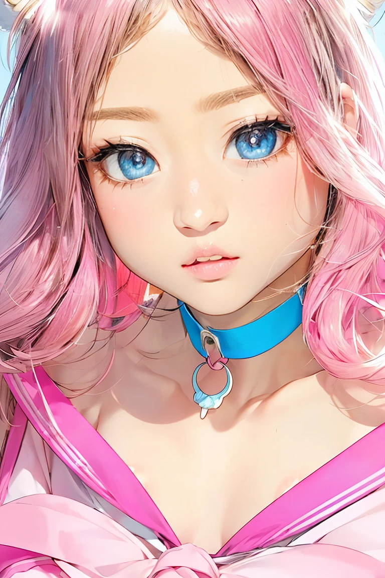 woman, cute,Big eyes, Long eyelashes, y, Perfect body, that'In a beautiful chest, 12-Small breasts:1.2), Delicy, Young pink nipples, (Nearly naked:1.8high resolution),hest quality), (RAW quality), (Realistic), (Realistic:1.37), ,Big eyes,Long eyelashes,(Small breasts:1.6),(Skinny girl:1.5),(Baby F),(Young F.5),(Childish body:1.5),(very youn:1.5),(your breasts ally visible..:1.8),(Oily, Glowing Skin(13-year-ior high school student:1.6), Highest quality, masterpiece,ackground, Very detailed, complicated, Detailed face, Long eyelashes, fine grain, (Cowboy Shoot:1.5), (Flat Chest:1.3), (White Background:1.3),
(Bright Blue Eyes:1.3), (Messy Hair:1.1), (Pink choker:1.2), (Pink Lips:1.3), (Pink Eyeshadow:1.2),
(Seraphim:1.3), (Pink Neck Sailor:1.2),
(Smiling Kindly:1.3)
