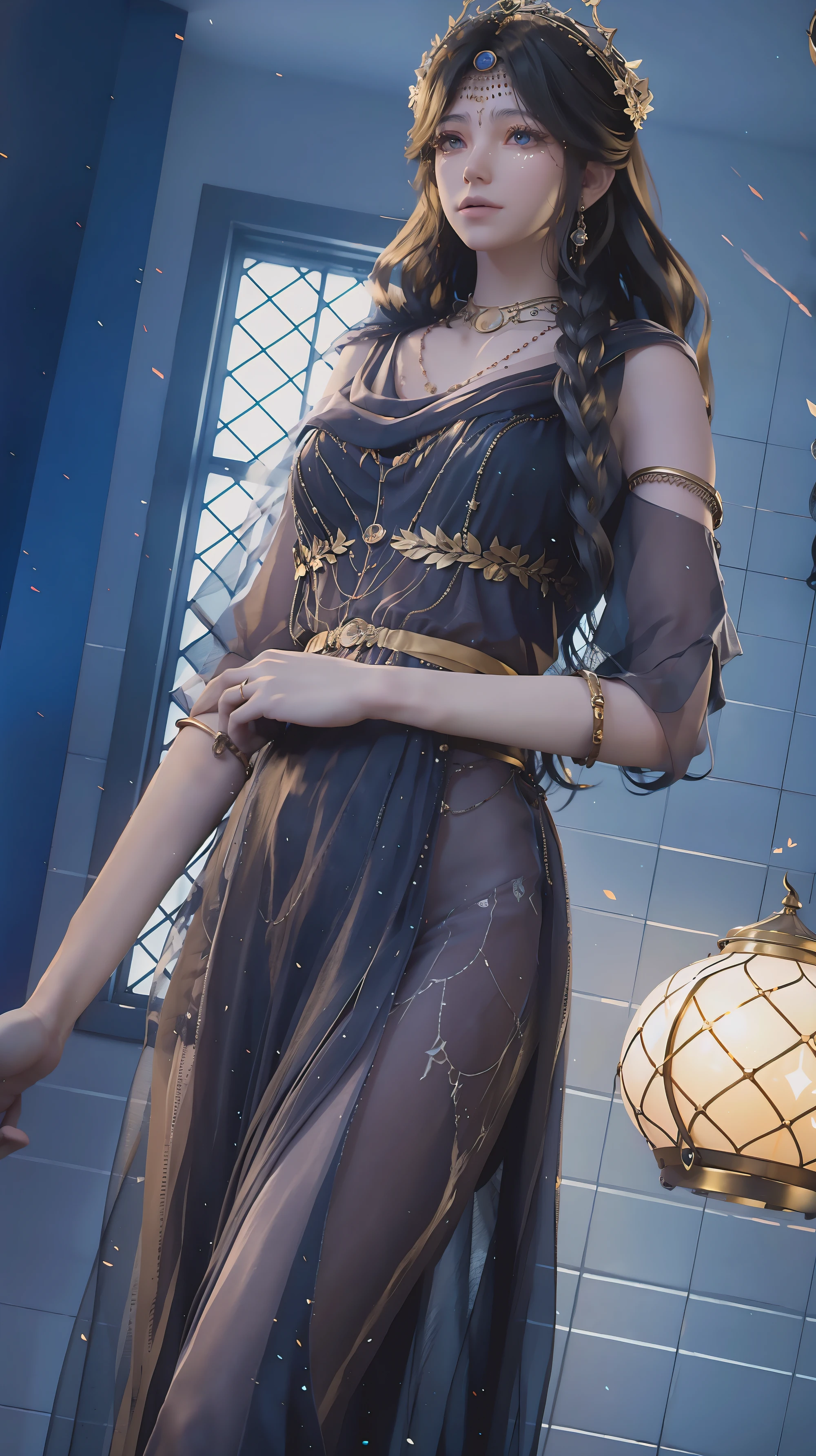 ((whole body)), ((From below)), Clear face, Pretty Face, 8k, masterpiece, original photo, best quality, detail:1.2),lifelike, Extremely detailed CG unified 8k wallpapers, Depth of Field, lamp, lens flare, Ray Tracing, (Extremely beautiful face, Beautiful lips, beautiful eyes), intricate detail face, ((ultra detailed skin)) 1 girl, in the darkness, Deep Shadows, Beautiful Korean girl, Korean Idol,(Very slim figure:1.3), (A bright smile), (City night, (Neon lamp), (night), Beautiful Korean girl, White Diamond Earrings, Bracelet diameter, Deya Necklace, Pantyhose, Clear eyes, Walk, Facing forward, (big eyes),Dressed in suspender pajamas,Long skirt pajamas