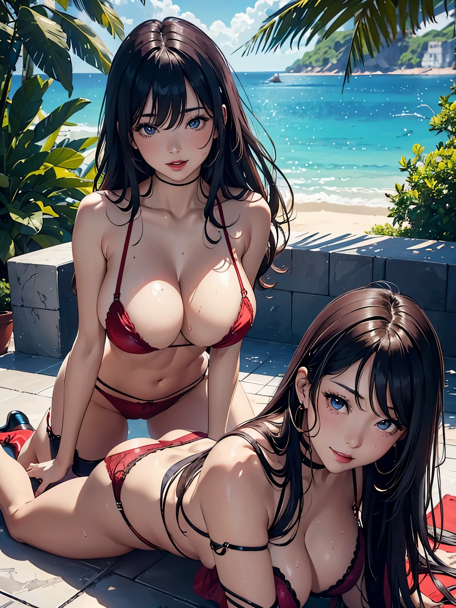 High definition、Highest quality、Five sexy beauties、Glossy Skin、Skin like in the picture、Flowing hair texture、colour々Hairstyle、colour々hair colour、Red lips、G-cup bust、Smiling Beauty、Shy woman、colour々Sexy micro bikini in various colours、colour々Colorful garter belts and fishnet stockings、Beautiful girl with erect nipples、A woman spreading her legs to show her crotch、Beauty in sexy pose、Zoom in、Exposing her belly button、Sweaty beautiful girl、A large amount of love juice from the crotch、In the large open-air bath、Diagonally from the side、Beautiful woman spreading her legs、Lie down、Butt Exposure、Sexy lingerie with a lot of exposure、Orgy、In a luxury hotel lounge with a view、Beautiful woman massaging her breasts、Lying、Colorful sexy lingerie、On all fours、Colorful underwear、Colorful micro underwear、Smiling Beauty、Sexy pose、A beautiful woman with a large amount of milky liquid flowing all over her body、