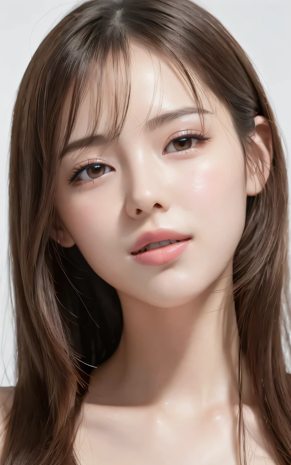 ((Top Quality, 8k, Masterpiece: 1.3)), 1 woman, Beautiful girl with slender abs: 1.3, Colossal: 1.2, Seductive pose, bedroom, Ultra detailed face, High detailed lips, Detailed eyes, Double eyelids, Full body, Big