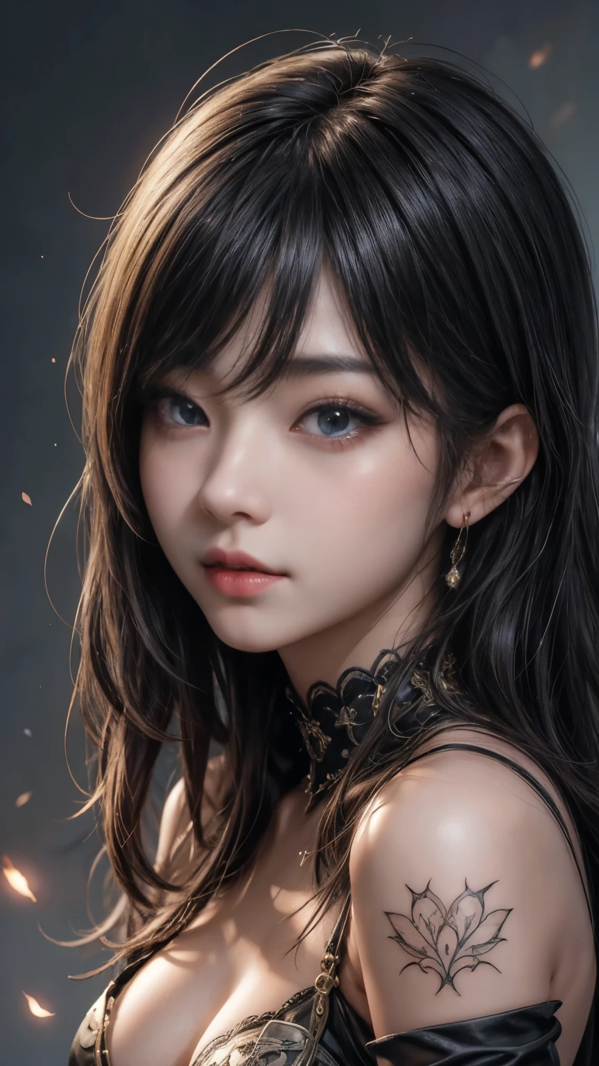 (Best illustrations)、8K UHD resolution、複雑なdetailed、最高quality、Realisticな、超detailedな、Best lighting、Best Shadow、Soft lighting、ultrahd、Ultra-realistic、Tyndall effect、Photorealistic、(High Definition Skins:1.2)、 (複雑なdetailed, compensate, Pure Eros Face_v1:0.5), (Beautiful and delicate face down to the last detail, Beautiful and delicate eyes, Perfectly balanced face, Skin with attention to detail, detailedな肌, The optimal ratio is four fingers to one thumb, Arms under chest, Red glowing tattoo under the stomach、Wow wow, Wide Hips, Smooth abdomen, Skinny and skinny, __fashion__, __hair__:1.25)、Digital SLR、 Absurd、(One Girl:1.2),(Fatal Beauty,Attractive beauty) ,(Mysterious charm:1.1),(Captivating silhouette、Big Breasts),The 超detailedな、高qualityのテクスチャ、複雑なdetailed、detailed、非常にdetailedなCG、高qualityの影、detailed 美しく繊細な顔、detailed 美しく繊細な目、Written boundary depth、Ray Tracing、20th Generation、Cute K-Pop Girls、(The Face of Ulzan in Korea)、Thin face、(Urzan-6500-v1.1:0.6)、PurerosFace_v1、Glowing Eyes、Perfect body、 Viewer Display、(最高qualityのディテール:1.2)、Realistic、8K Ultra HD、High resolution、Close-up of a woman， realistic girl rendering, 8k artistic german bokeh, Enchanting girl, Real Girls, Gurwitz, Gurwitz-style artwork, Girl Roleplay, Realistic 3D style, cgstation Popular Topics,, 8K Portrait Rendering,（truth，truth：1.4），(Sparkling eyes girl:1.2)、The 超detailedな、高qualityのテクスチャ、複雑なdetailed、detailed、非常にdetailedなCG、高qualityの影、detailed 美しく繊細な顔、detailed 美しく繊細な目、Written boundary depth、Ray Tracing、20th Generation、Cute K-Pop Girls、(The Face of Ulzan in Korea)、Thin face、(Urzan-6500-v1.1:0.6)、cheek、Glossy Lips、Big Breasts、High resolution, Best image quality, 最高quality, Realistic, 超detailedな, Photo realistic, 4K 8K Ultra HD Full Color RAW Photos, Fujifilm(Medium format), Hasselblad, Carl Zeiss, Incredible dynamic range photography(utility_art：Smooth-768:1.1),High resolution, High pixel count, 明確なdetailed, Clear images, Natural color reproduction, Noise Reduction, High fidelity, quality, Software Improvements, Upscaling, Optimized Algorithms, Professional-level retouching,1 beautiful demon woman from hell, Surreal Female Portraits by David Hockney and Alphonse Mucha, Portrait of a seductive woman、Fantasy art, Chinese Doll、Chinese actress、Dungeons、Dragon、Devil&#39;s Palace、Devil&#39;s Torture Chamber、night、Dark Style 、In the Dark、(detailedな不気味な背景:0.8), magic、 1 girl、Evil Nun、Dark Necromancer、Succubus、Devil&#39;s Daughter、Umi Shinonome、Bat Wings，(((Devil horns)))、 ((((Round Glasses)))),(((Huge boobs)))、(Devil&#39;s Tail)、(Red eyes glow:1.6)、The red eye makeup is very sharp and detailed, The eyes are nicely made up, ((Red Eye:1.0)),Intricate tattoos, demonic Intricate tattoos, Thigh Tattoo, Body tattoos, masterpiece、The most beautiful face、Baby Face、Cute Smile、A seductive body with beautiful plump red lips、The devil&#39;s seductive body、demons style、Fascinating Black Magic Costume、(((A shiny red snake coils around her body.)))、The long-haired、Braid、Black hair、Ponytail Distortion、, Ponytail with a bow tied at the back of the hair, Beautiful expression、Body Up、Big Breasts重視、bust,  Super tight chest, Breast Augmentation Surgery, Her breasts are very big and round,Tight waist、Wide ass、 Low Key, Cowboy Lens, (Red Phoenix Dress: 1.0),  Devil&#39;s Crown,  Red shiny gemstone necklace、Jewelry Gwise,  Wearing black mesh socks,Dressed in a light red and black robe, Hands pulling the straps to expose sexy breasts, Close-up of the main character, Hmph, Hmph, Meet beautiful girls, Look at the girl&#39;s body,Emphasize large breasts、