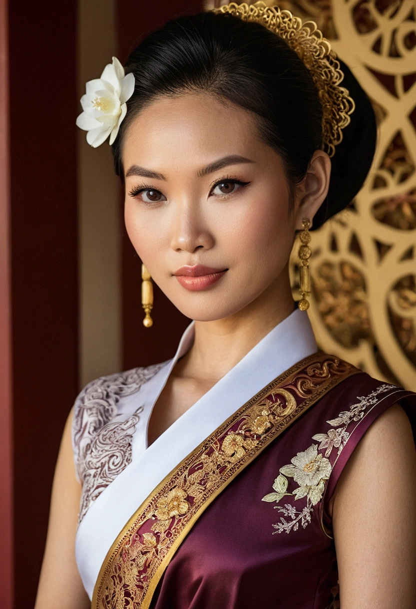 Thai woman, half Thai, Chinese and Japanese.