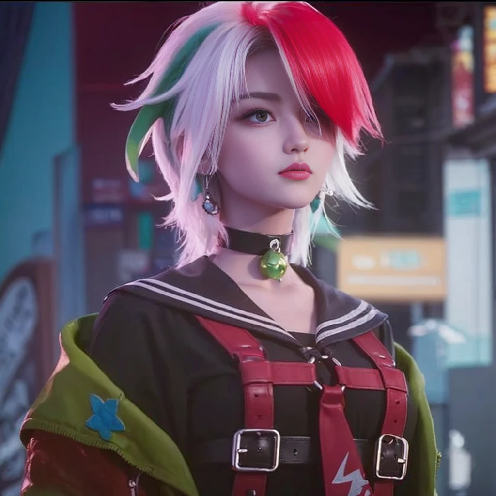 ((Best quality, 8k, Masterpiece : 1.3)), upper bod y, Sharp focus: 1.2, Beautiful woman with perfe ct figure, Highly detailed facial and skin textur e, Detailed eyes, Double eyelids, Interior view, f erpect lighting, Glowing skin,