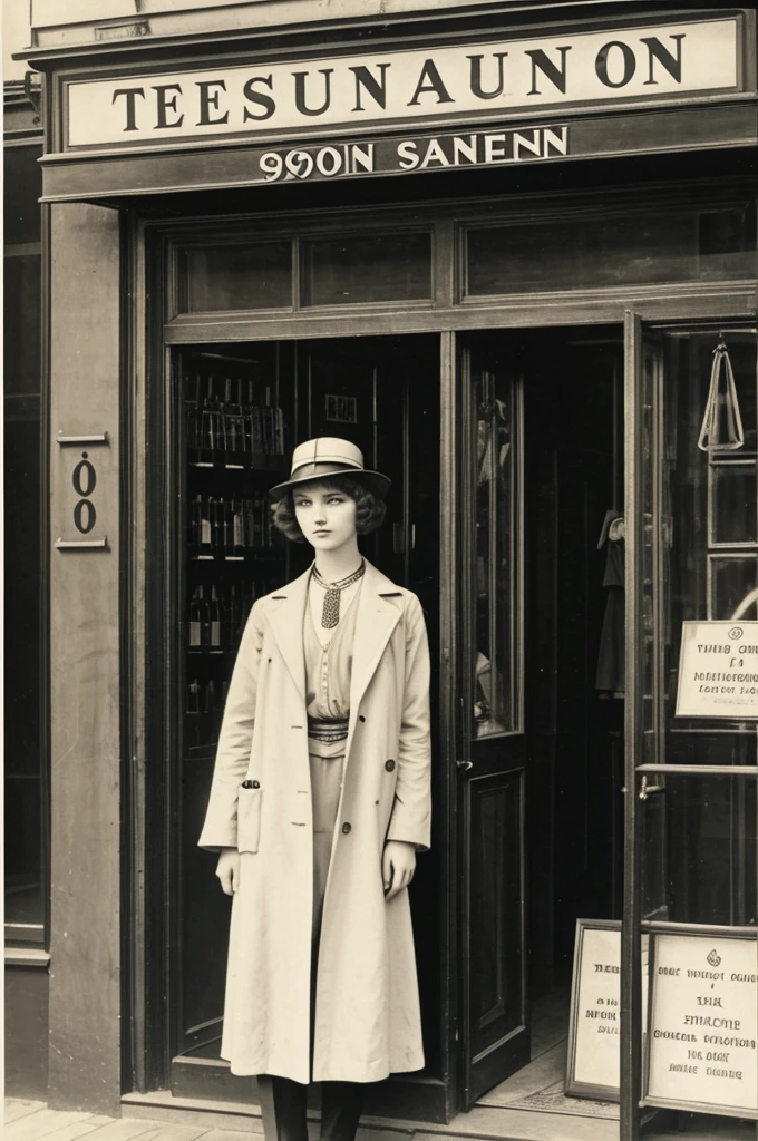 Cover for the site 1920*400. On the background of a fashion store and a beauty salon there is an inscription selling texts. Beauty and fashion