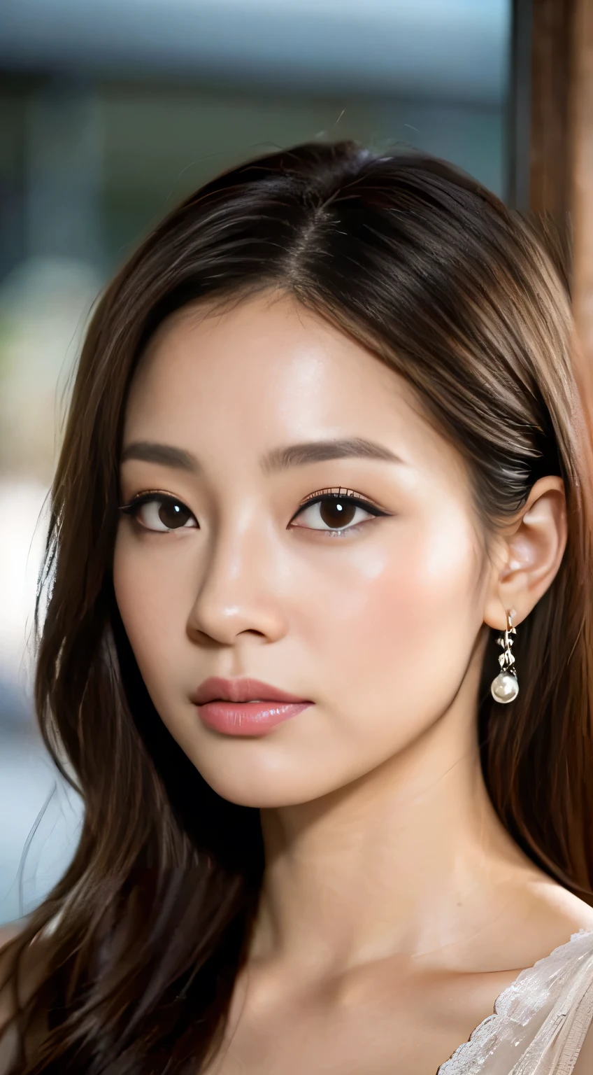 dark brown hair、light brown eyes、Japanese actress face、 lady、I'Iは彼とIが好きです'I'Iは40歳くらいです.、(intricate details:1.2)、(which one is the top?:1.4)、 (ultra high resolution:1.2)、ultra high resolution、(finely tuned)、(detailed facial features)、nffsw、8K resolution、D cup size breasts、hair length、by the pool、Venice hotel pool、Venice hotel pool、Sitting on a beach bed iby the pool、You can see the pool in the back、luxurious space、relax、crop top and skirt、The hem of the skirt flutters in the wind.、,full body photo、head to toe shot、lying on a beach bed、Photographed while lying on a beach bed、lying with butt up、
