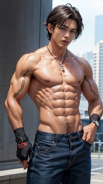 8ABS Muscle boys sexy guy cool guy cute boy sexy boy Pectoral Muscle ripped eight pack Nude sport model body-building Defense Force athlete track athlete athlete fair skin -yeld