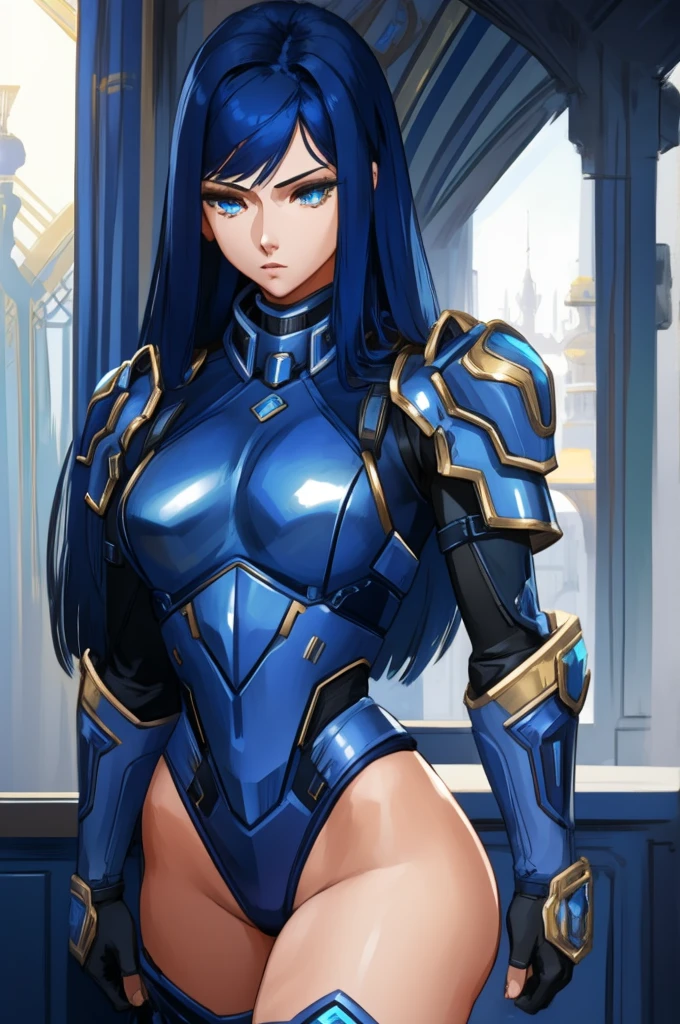 (masterpiece, best quality),  Intricate details,
1 Girl,  Replicated, Long hair, Blue Hair, Shiny hair, blue eyes,
 [(crNanosuit|war_gorgeous)::0.5], [power armor|armor], Wear [(crNanosuit|war_gorgeous)::0.5],