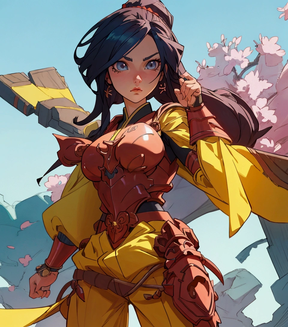 , 2. 5d cgi anime fantasy artwork, 3d rendering character art 8k, 8K high quality, detailed art, Photorealistic anime girl rendering, Beautiful and attractive anime woman,Woman warrior<