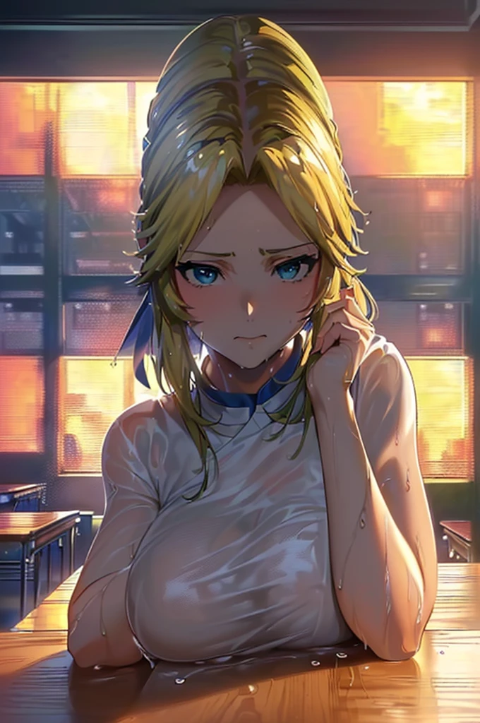 Masterpiece
((woman,The facial expression is accurate,Anime style face,greenish blue eyes ))
Group
(((((Location: School classroom)))))
(((((The place is school)))))
(((((womanは授業を受けている)))))
8k(((((high school girl)))))
8k(((((Wet)))))
8k(((((Close-up of face)))))