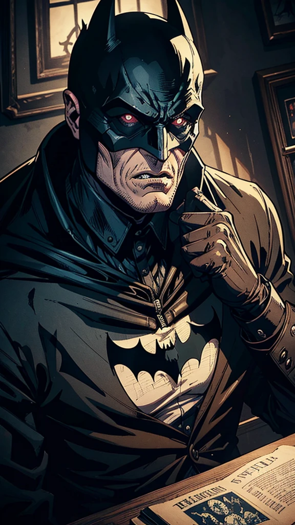 Loves the Macabre: Batman's early comics were heavily influenced by pulp horror and featured grotesque villains and eerie atmospheres, reflecting Bruce Wayne's fascination with the macabre.