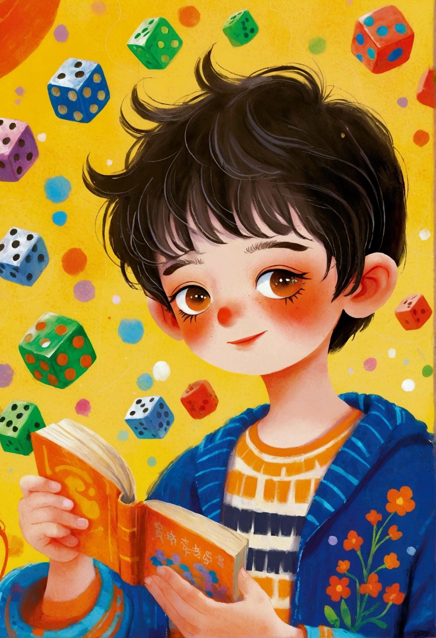 Pastel Art Illustration：Portrait of a little boy in the forest。 梅青 的Storybook illustration, devianart contest winners, Concept Art, Children&#39;s Book Illustrations, Children&#39;s Book Illustrations, Children&#39;s Book Illustrations, Children&#39;s Book Illustrations, colorful Children&#39;s Book Illustrations, Children&#39;s Book Illustrations, Children&#39;s illustrations, Children&#39;s Book Illustrations, Storybook illustration, Children&#39;s illustrations