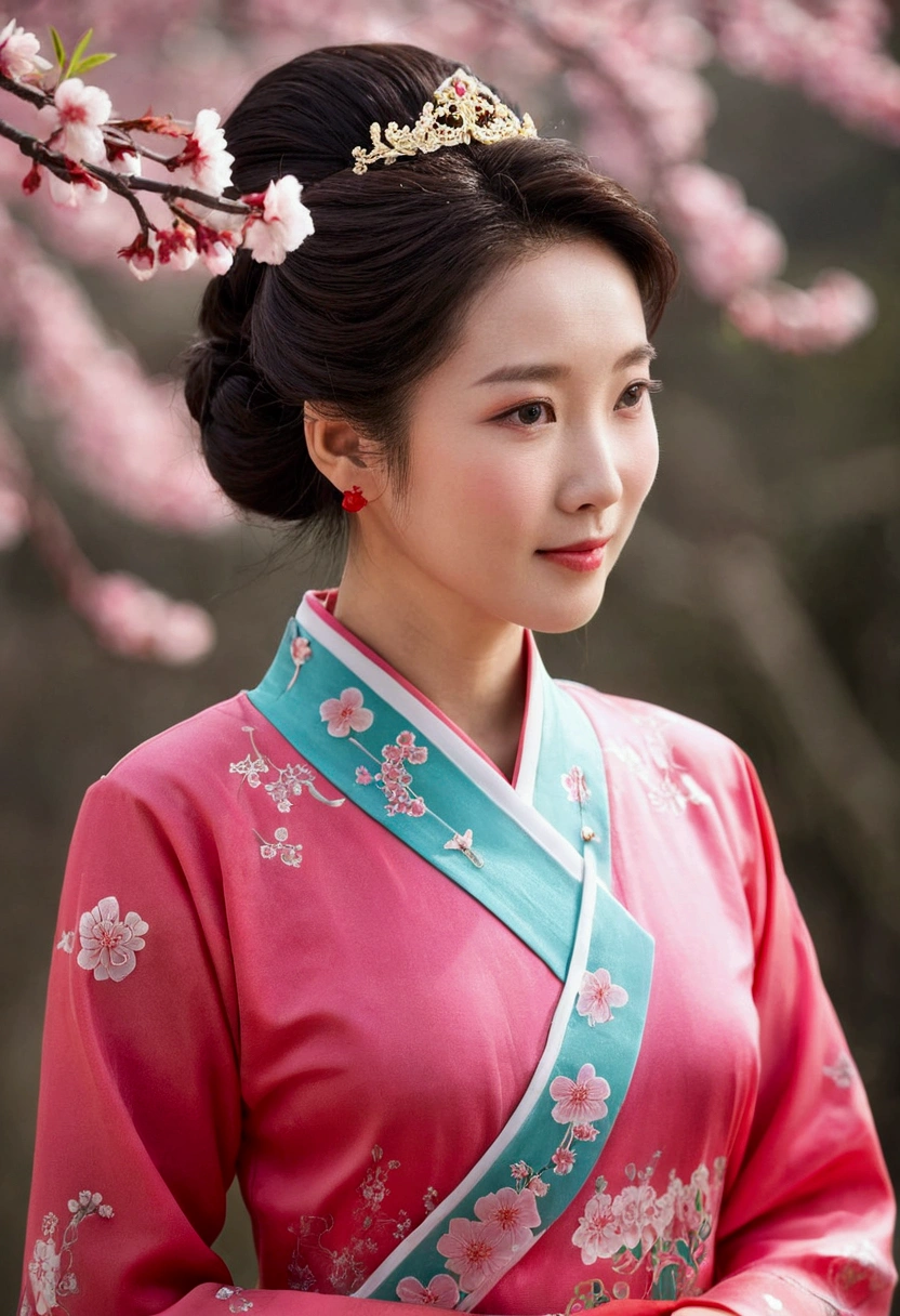 绝代夜满月1女China风姐妹御姐微笑棕发Princess剪麻花辫双丸浅粉红唇, calm, Intellectuals, Zhongfa, Green Student, hairpin, Peach Blossom, red clothes easter, best quality, Married woman, aldult, China人, China, elder sister, hairpin,Brown hair, Princess,Full of motherly love,purely,blush,Passionate,Mother,Mature,fine,wife,Pantyhose,Shy,Happy,Lovely,发hairpin,Double tail,,Leg ring
