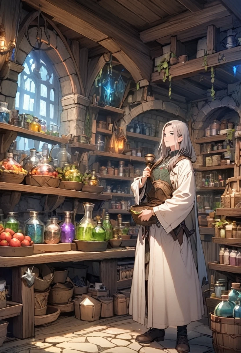 Fantasy,Alchemist,Dungeons,shop,30th Generation,man