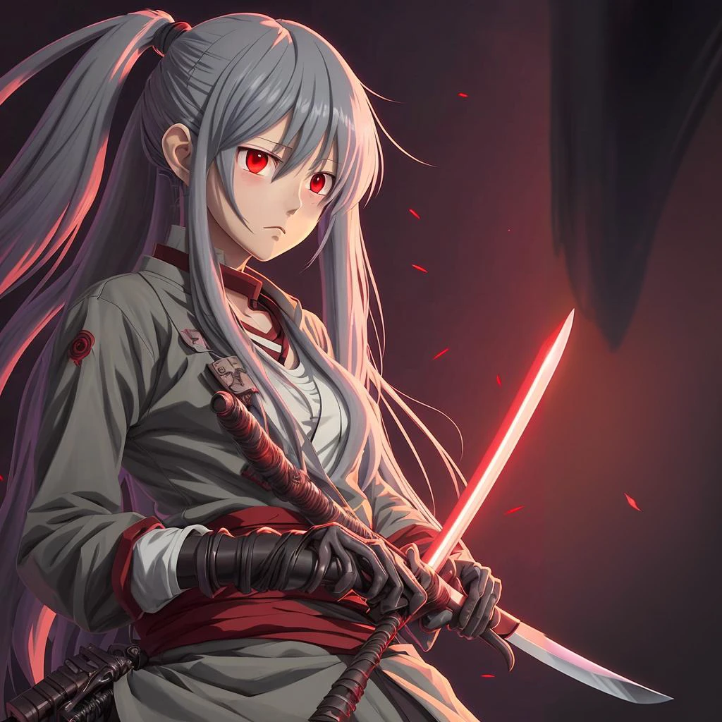 Anime girl with long hair, holding a sword, cool anime 8k, anime style 4k, 4k manga wallpaper, she is holding a katana, anime wallpaper, 4k anime wallpaper, hd anime wallpaper, anime art wallpaper 8k, Gapmo Yandere, Anime wallpaper 4k, katana zero video game character