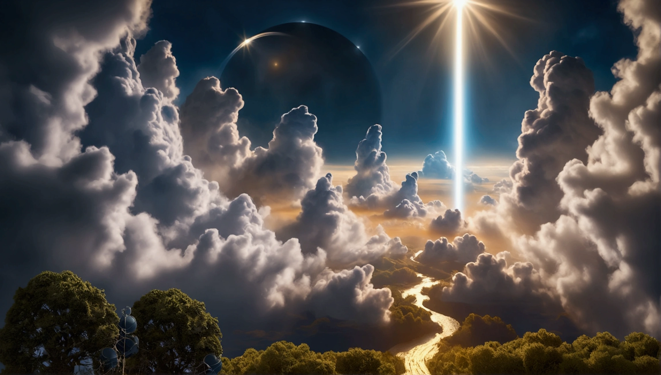 The earth was formless and empty, and darkness covered the deep waters. And the Spirit of God was hovering over the surface of the waters.
