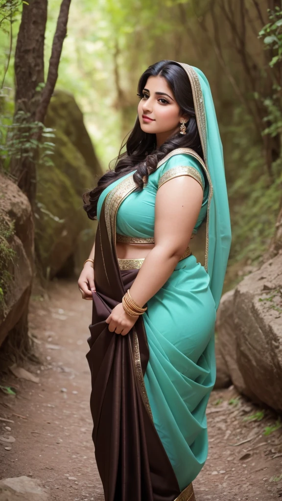 1 Heavenly beautiful and goddess beauty cute and sweet looking face Arabian woman in Avakas Gorge Nature Trail, Cyprus, Heavenly beautiful Overweight, Heavenly beautiful Extremely fat, Heavenly beautiful and attractive Chubby figure , Heavenly beautiful looking and eye catching luxury style traditional Indian saree , reaching out, Heavenly beautiful Arabian woman, 16k, High resolution, masterpiece, highest quality, fine skin, outside view, Realistic Photograph, close up figure view