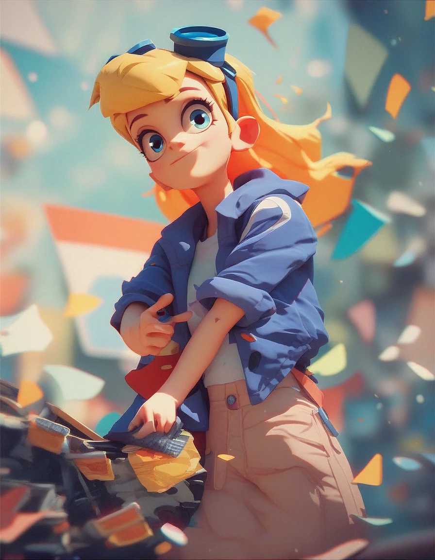 Fraction_9, Fraction_8_up, Fraction_7_up, Fraction_6_up, Fraction_5_Direction_4_up, Human Mouse Gadget Hackwrench, Blonde Hair