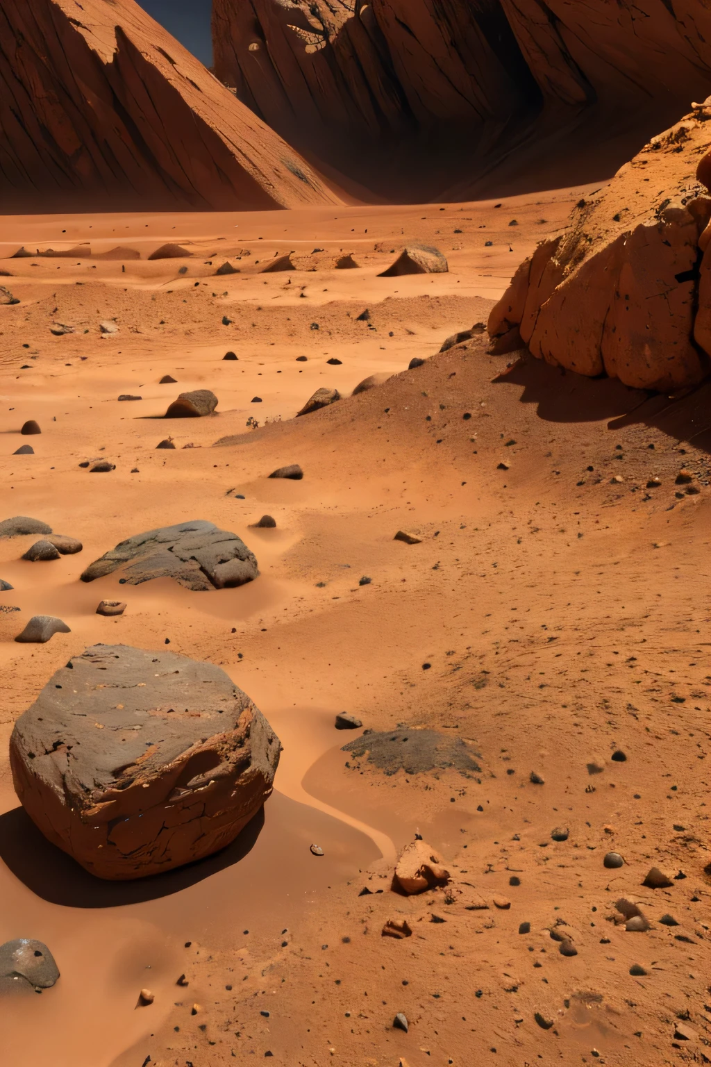 Surface of Mars, Large rock