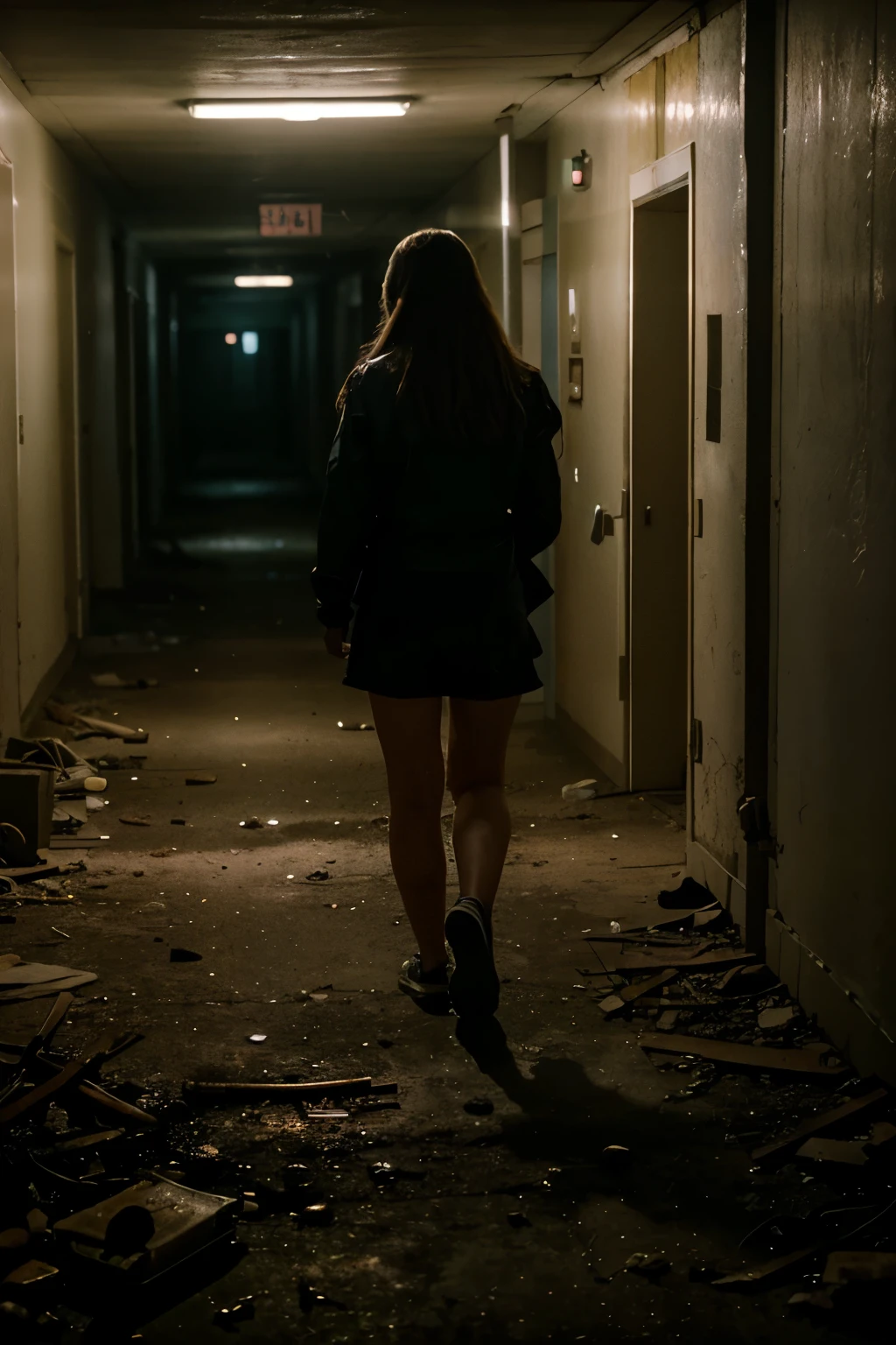 Have you ever wondered, what happens in the places, that we think we know??, but they hide dark secrets? Today I will tell you a story from a small town, which looks like something out of a horror movie...
It was a dark and stormy night when Laura, a young lover of secrets, decided, to visit the abandoned San Marcos Hospital. This place, closed decades ago, It was known for the strange disappearances and unexplained phenomena, who performed there.
Laura, with the flashlight in hand and the camera ready to record, crossed the rusty fence, that surrounded the hospital. The air was heavy and the silence, disturbing. As I explored the crumbling corridors, He heard a whisper from one of the rooms.. He approached cautiously, Heart beats violently. Enter, he saw something, that he could never forget.
In the middle of the room, there stood an old mannequin, which was covered with dust, But I was not'not alone. Around it, How to protect it, There were shadows of human figures. Laura felt a chill run down her spine and she backed away slowly., but he stumbled and fell to the ground, make a loud noise.
The shadows began to move towards them, Fearful whispers filled the air. desperate, Laura tried to get up, but the shadows surrounded her, its forms become clearer, shows faces full of pain and suffering. scream for help, Laura managed to escape through the hallways, but the shadows followed her closely.
Finally, found a way out and ran into the safety of the night. Without looking back, he ran on, until he reached his car. breath heavily, He recognized, that his camera had recorded everything.