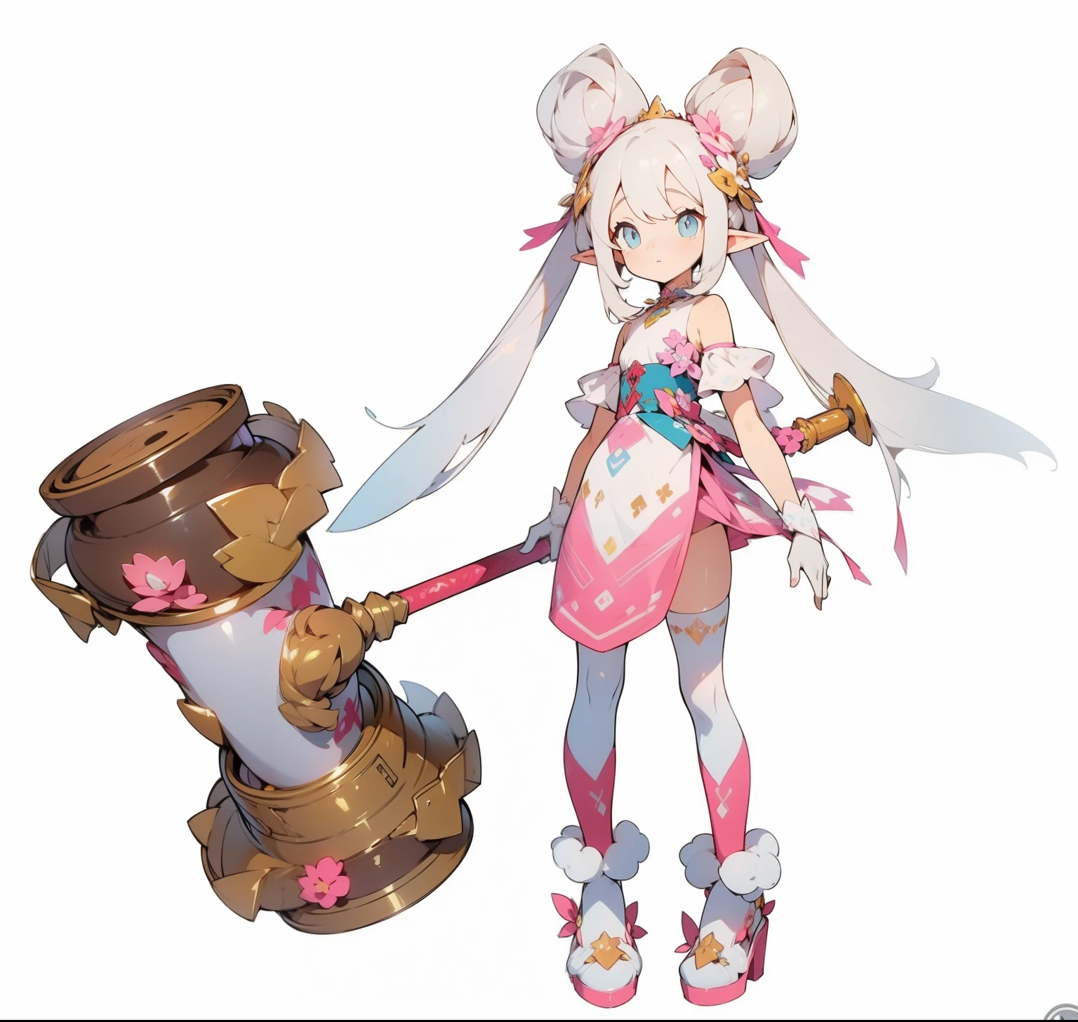 ((best quality)), ((masterpiece)), ((Practical)) girl, , Relaxed happy face ((slim)) (plump), ((( Cute Off Shoulder Dress ))) (( Sexy )) Textured elf hairstyle (((White background))) 兔子变身girl, Fluffy, Soft ((best quality)), ( Extremely detailed, The finest details, Official Art, Aesthetics: 1.2), Boundary depth written, work, whole body, (small), (Beautiful and delicate eyes: 1.3), (Excellent:1), Colorful clouds blurred background
