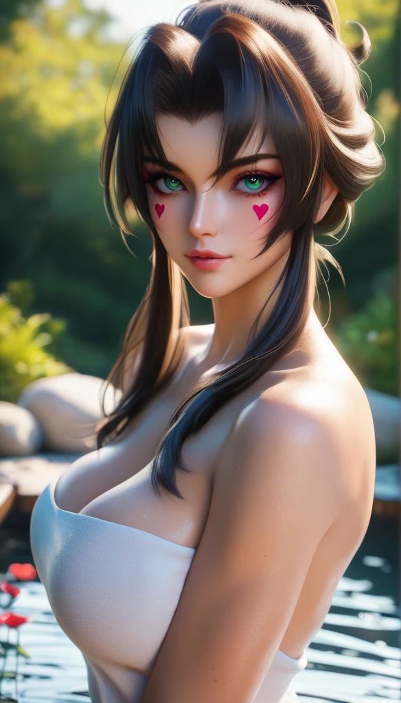 (highest quality,4K,8k,High resolution,masterpiece:1.2),Very detailed,(Realistic,photoRealistic,photo-Realistic:1.37),Beautiful woman, Mitarashi bean paste,Healthy Body,


Beautifully detailed sweat glands,Smooth skin texture,Carefully drawn,

 (humidity:1.2), Beautiful Eyes, (Attractive face:1.2), (Beautiful Skin),(Big Breasts),Sticky with sweat,In a dynamic pose,

Naruto's World,Outdoor,forest