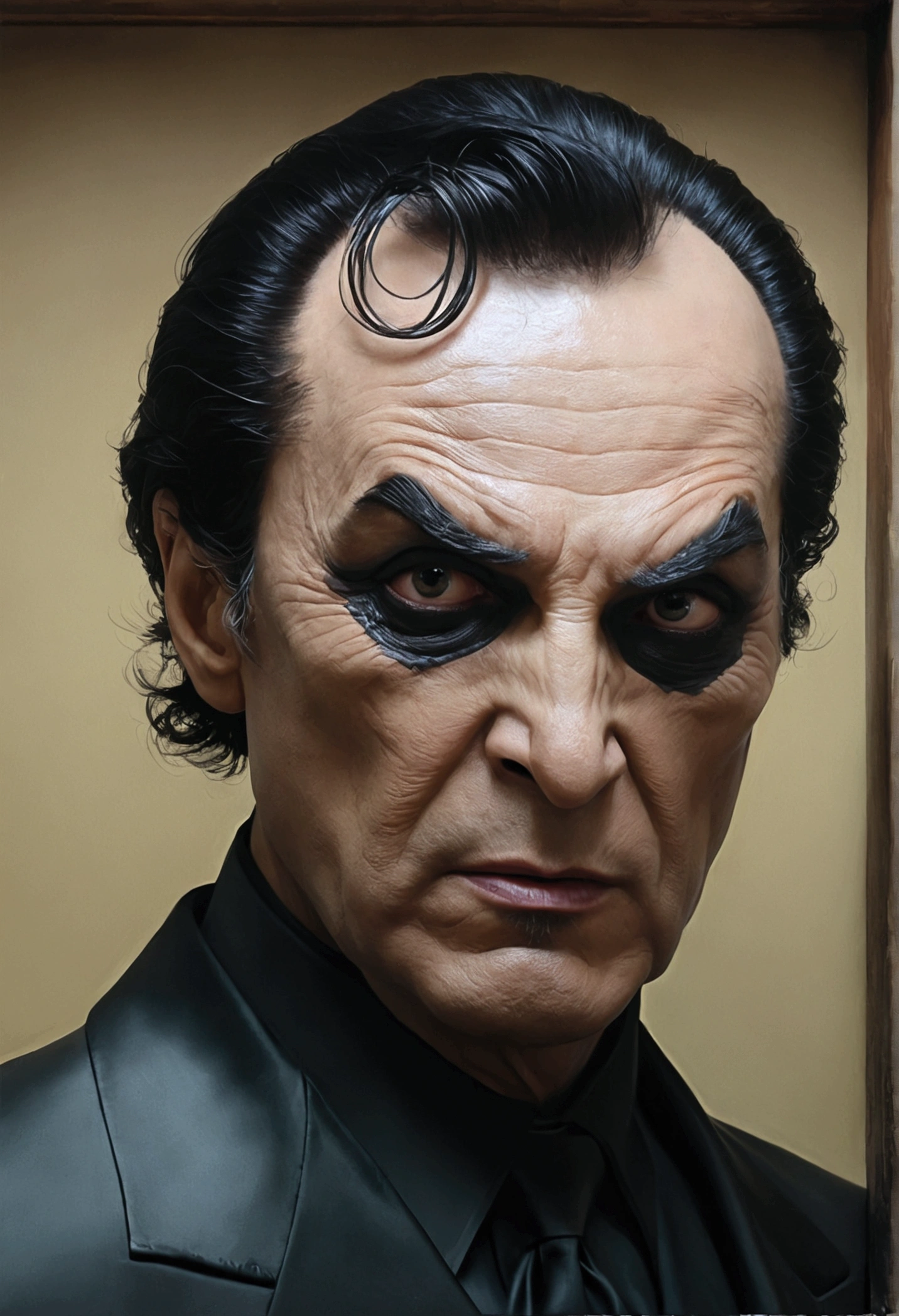 painting of the year (masterpiece) (4k) ((the man of evil)) (every accusation is a confession)