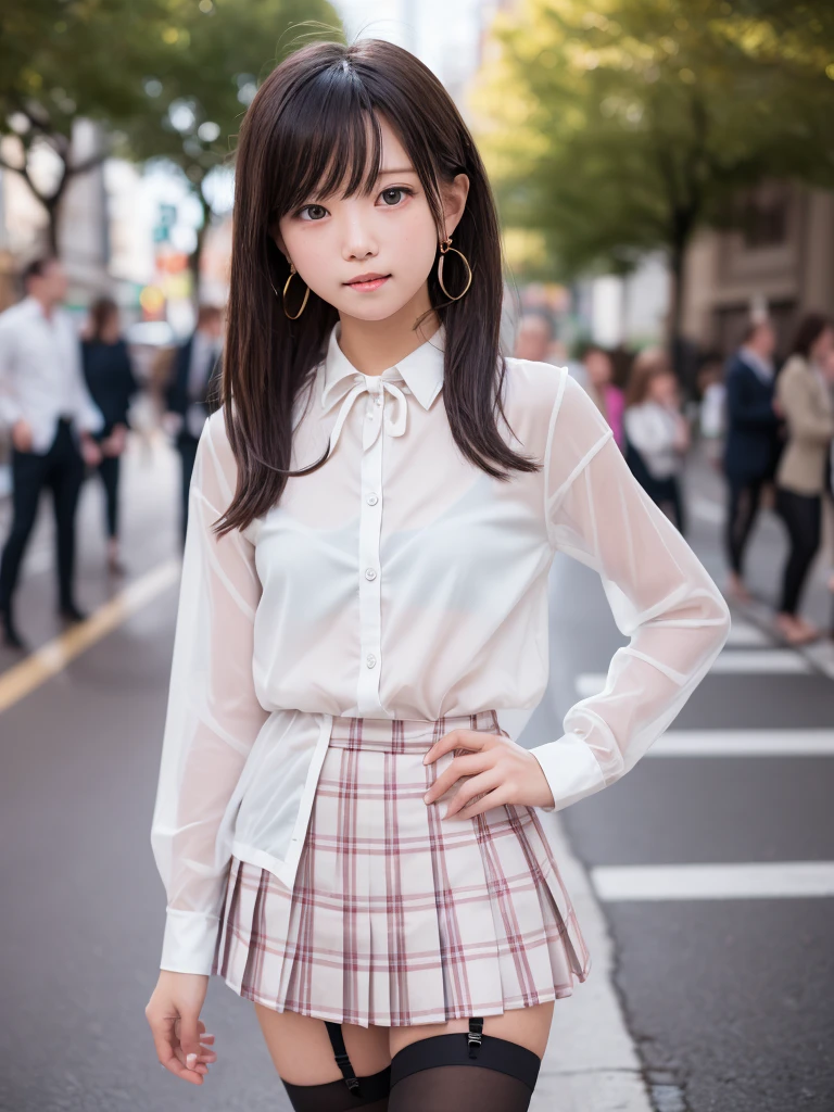 (super ultra micro satin pink mini skirt:1.3),((smile))、Confused、RAW Photos、(((The ultimate portrait masterpiece)))、((The cutest girl in the world))、1 Girl、、Japanese、Cute Face、((Silky Hair))、(A high ponytail tied with a ribbon:1.4)、((Super huge breasts:1.1))、((Eyes that shine like jewels))、Glowing Skin、(young woman;It consists of a transparent white shirt, Thin ribbon, blazer, Breathable check pattern pleated skirt.:1.5)、Winter clothes、(Uniforms made from high quality materials, Breathable fabric:1.4)、Ultra-detailed uniforms、(She shyly pulls up her skirt:1)、(Breathable lace panties visible.:1.3)、((Crotch from the front))、Skirt fluttering in the wind、eyeliner、Beautiful Bangs、Hair between the eyes、((solve、High resolution))、Detailed Background、8 Quad HD、Digital SLR、Soft Light、high solve、Film Grain、Fujifilm XT3、Shallow depth of field、自然なSoft Light、Tight waist,(hour々Under the skirt:30%),(Pumping the nipples:30% Or vaginal line pump:20%),(Get wet from heavy snow:50% Or get wet in heavy rain:50%),makeup, 
corset, 
necktie, 
ballgag, 
skirt, 
leather harness, 
silk stockings, 
diamond earrings, 
比基尼, 
Good, 
handbag, 
lingerie, 
garter belt, 
fur-trimmed jacket, 
fashionable, 
one-piece swimsuit, 
dress statue, 
lace, 
hair ornament, 
jewelry, 
black pantyhose, 
short jeans, 
lace trim, 
high heels, 
biker suit, 
black stockings, 
earrings, 
necklace, 
office lady, 
blouse, 
underwear, 
revealing clothes, 
panties, 
sundress, 
fox ears, 
thighhighs, 
pantyhose,facing viewer, 
outdoors, 
cowboy shot, 
bokeh, 
1girl, 
portrait, 
crowded street, 
独奏, 
night, 
classroom, 
looking at viewer, 
depth of field, 
sexy pose, 
Fujifilm XT3, 
absurdres, 
award winning photo, 
cityscape
masterpiece, 
HDR, 
8k resolution, 
photorealistic, 
RAW photo, 
highres, 
professional lighting, 
8k wallpaper, 
photon mapping, 
soft lighting, 
cinematic lumination, 
sharp focus, ,,(((You can see the beautiful shaved pussy without any restrictions:1.3))),((Shows very beautiful satin pink panties:1.4))