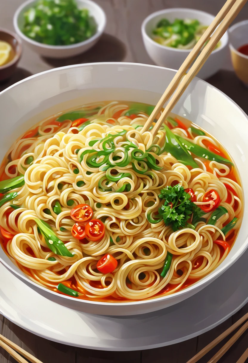 профессиональный flat, flat, workshop noodles, digital painting, unusual, Tasty, Professional, Tasty еда, unusual еда