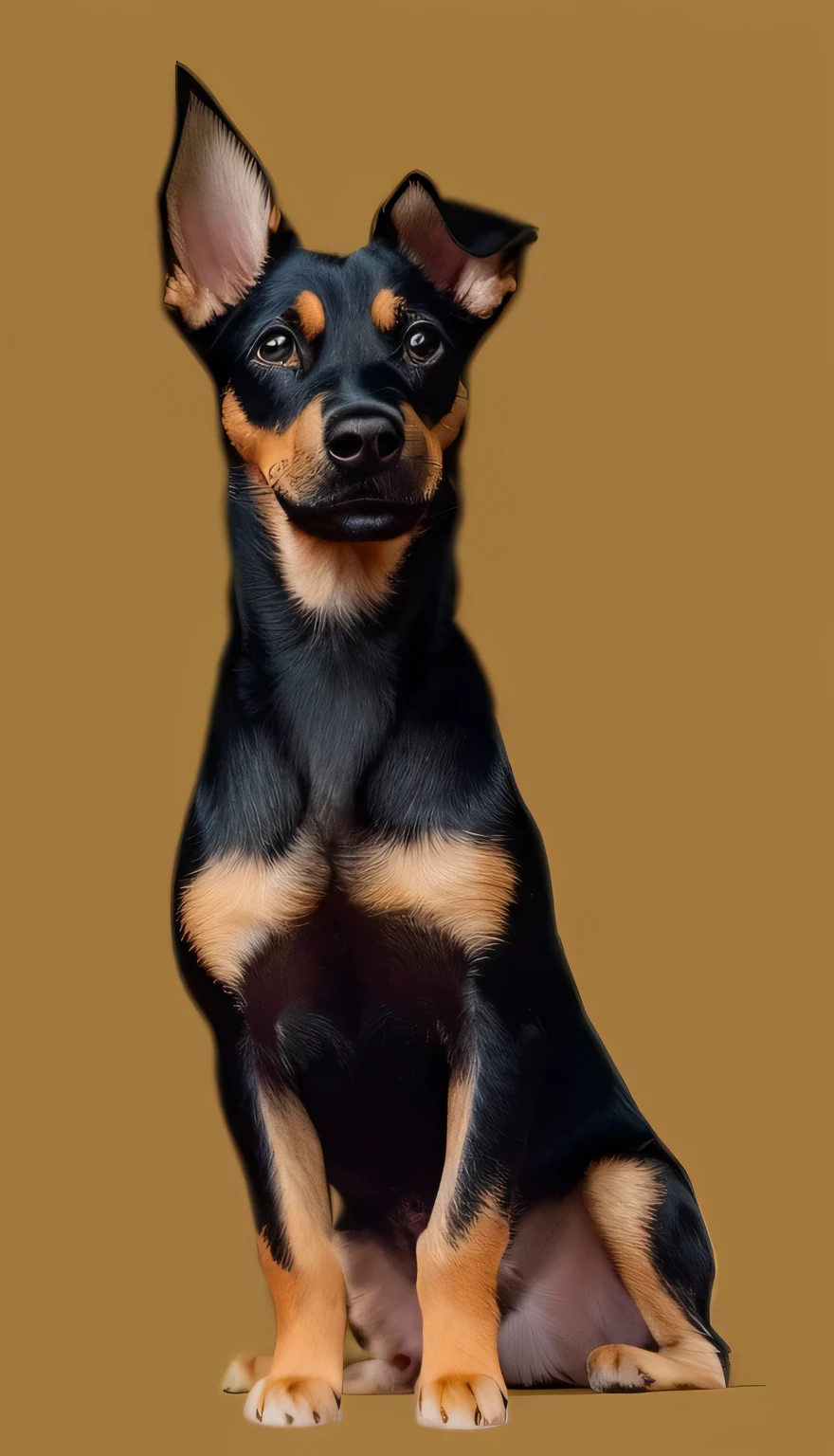 a very cute dog, she is very happy, her look is very happy and bright, she is smiling, the image is very detailed