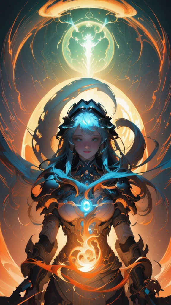 masterpiece, best quality, (extremely detailed CG unity 8k wallpaper), (best quality), (best illustration), (best shadow), absurdres, realistic lighting, (Abyss), beautiful detailed glow, art by PeterMohrBacher,