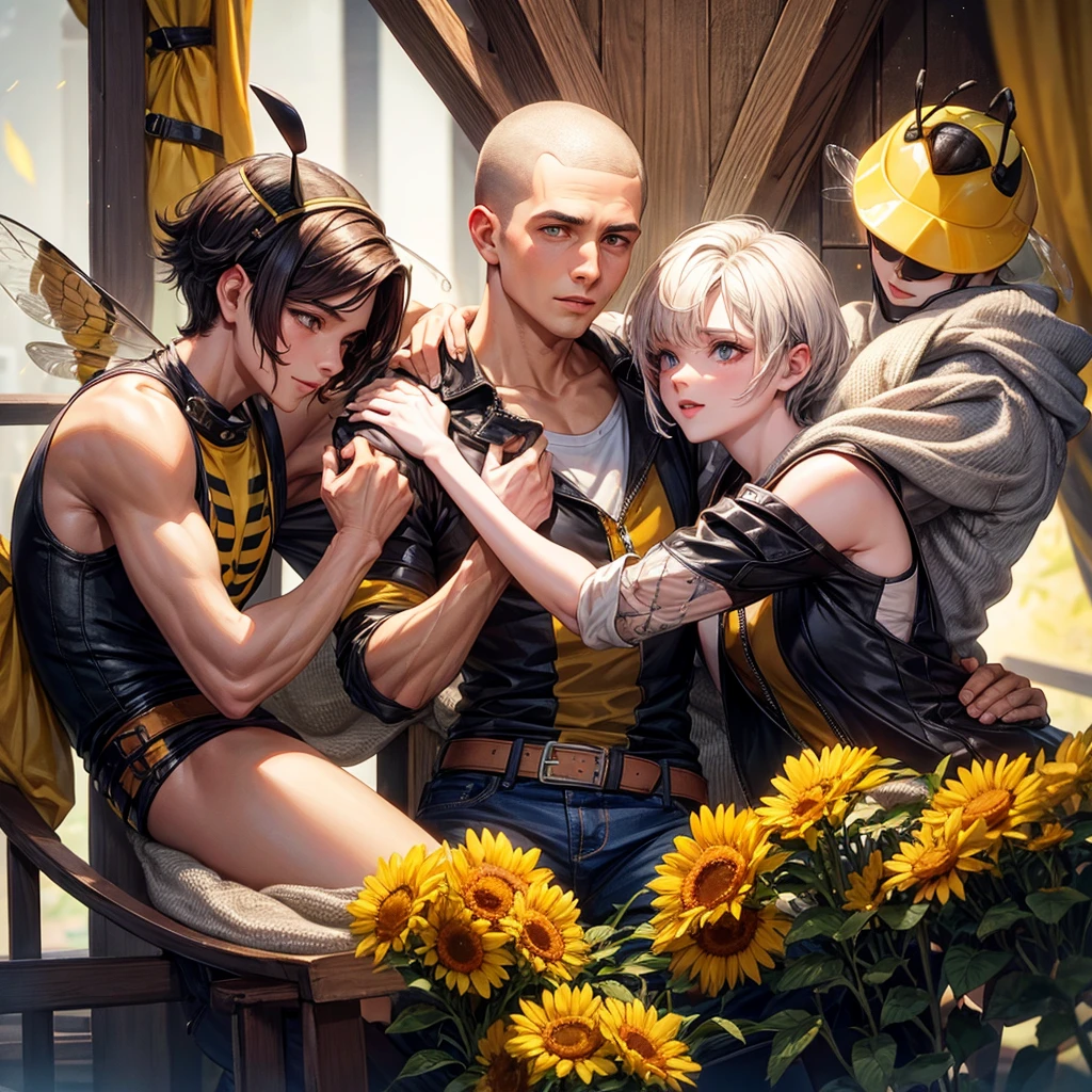 bee, Crew Cut, friendship,